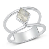 Sterling Silver Moonstone Ring