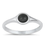 Sterling Silver Black Onyx Ring