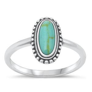 Sterling Silver Turquoise Cocktail Ring