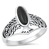 Sterling Silver Black Onyx Ring