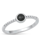 Sterling Silver Black Onyx Ring