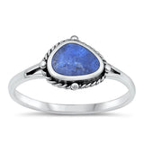 Sterling Silver Lapis Ring