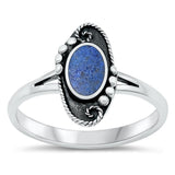 Sterling Silver Lapis Ring