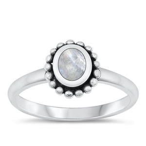 Sterling Silver Moonstone Ring