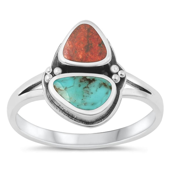 Sterling Silver Red Agate Ring