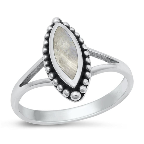 Sterling Silver Moonstone Ring