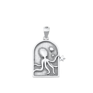 Sterling Silver Wholesale Octopus Pendant Ocean Beach Starfish Charm 925 New