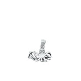 Sterling Silver High Polished Octopus Pendant Beach Ocean Charm 925 New