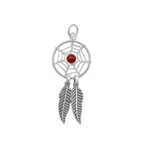 Sterling Silver Cute Pendant Native American Dreamcatcher Charm .925 New