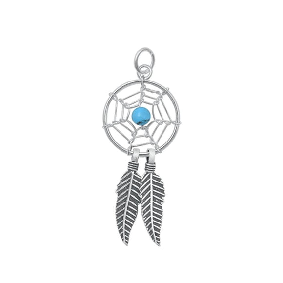 Sterling Silver Wholesale Pendant Nativer American Dreamcatcher Charm .925 New