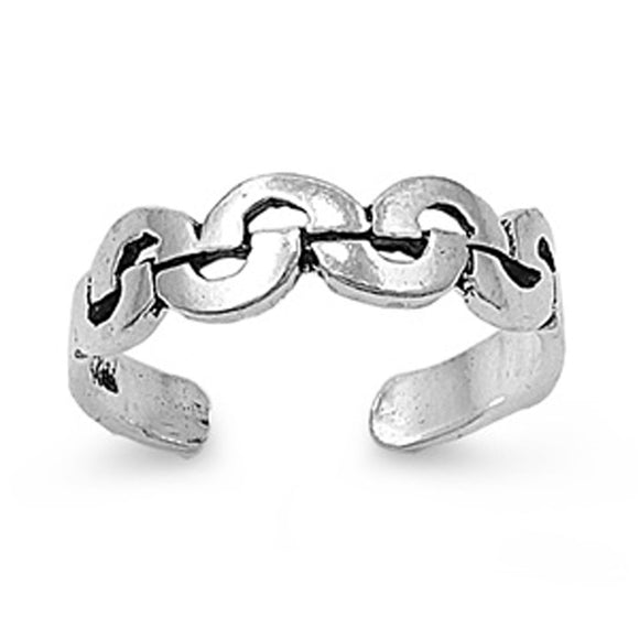 Knot .925 Sterling Silver Toe Ring