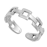 Chain Link .925 Sterling Silver Toe Ring