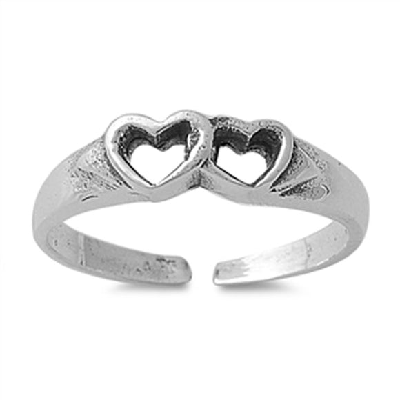 Heart .925 Sterling Silver Toe Ring