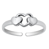 Heart .925 Sterling Silver Toe Ring