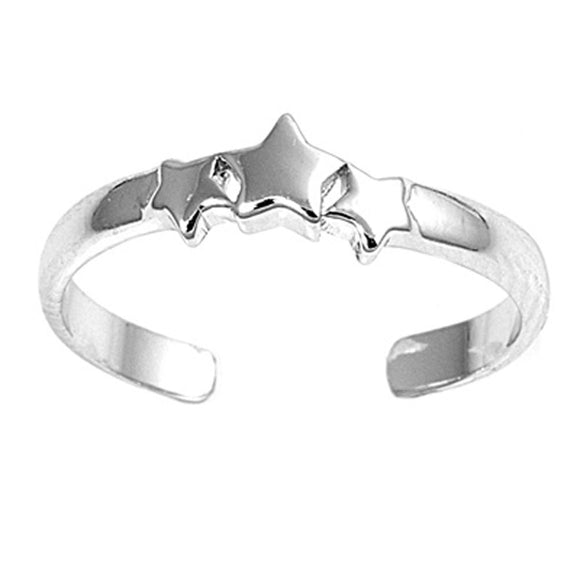 Star .925 Sterling Silver Toe Ring