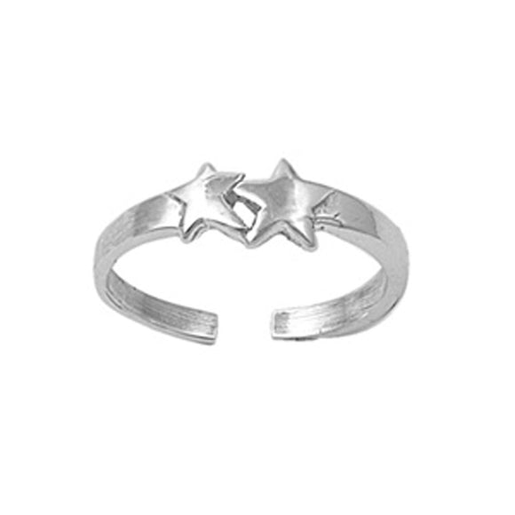 Star .925 Sterling Silver Toe Ring