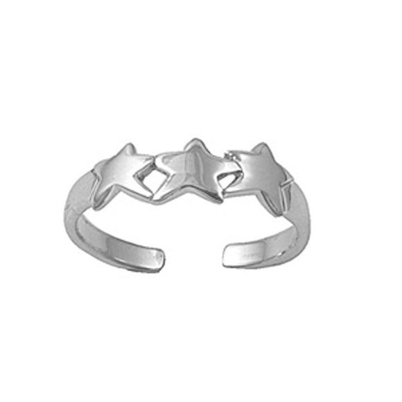 Star .925 Sterling Silver Toe Ring