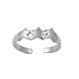 Star .925 Sterling Silver Toe Ring