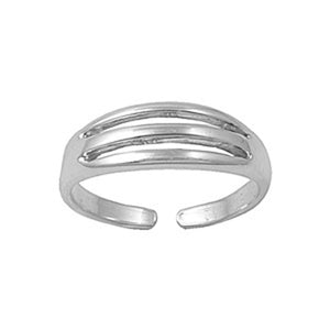 Open Bar .925 Sterling Silver Toe Ring