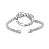 Knot .925 Sterling Silver Toe Ring