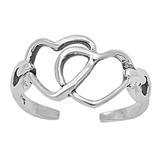 Heart .925 Sterling Silver Toe Ring