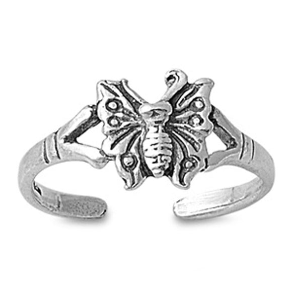 Butterfly .925 Sterling Silver Toe Ring