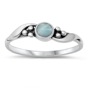 Simple Bali Bead Promise Ring .925 Sterling Silver Band Sizes 4-10