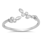 Tree Branch Little Leaves Open Vine Ring New 925 Sterling Silver Band Sizes 2-10