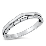 Double Band Unique Fashion Wholesale Ring New .925 Sterling Silver Sizes 5-10