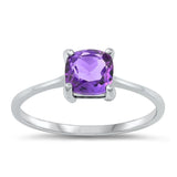 Sterling Silver Amethyst Ring